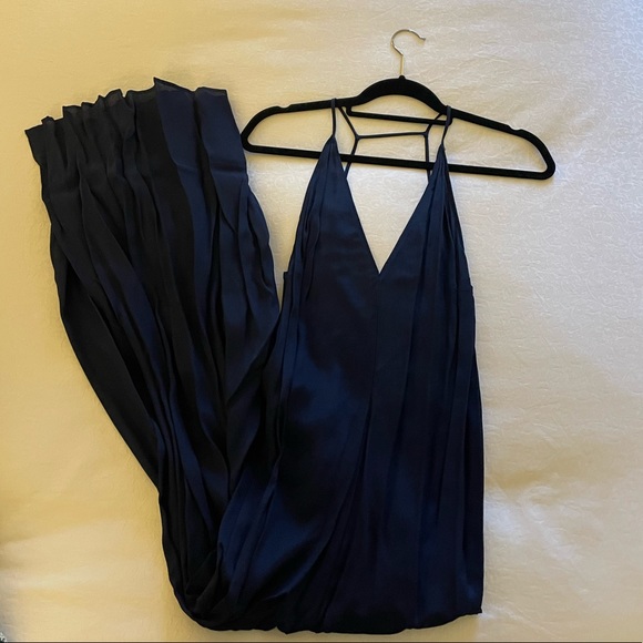 NWT Reformation Citrine dress in sapphire blue, xs - Picture 7 of 8